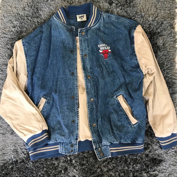 Lee Other - 90’s Vintage Bulls Jean  Bomber Jacket